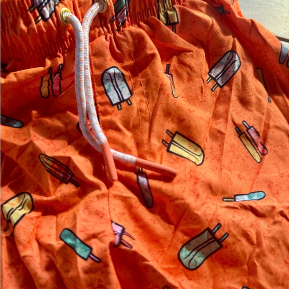 Cat & Jack l Orange Popsicle Print Boy’s Swim Shorts l Size: 3T - Picture 5 of 7